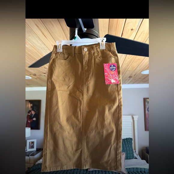 Other - Girl Brown Denim Skirt